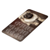 ドッグカレンダー2018写真大型磁石4x6 マグネット (左側)