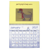 ドッグカレンダー カレンダー (1月 2027)