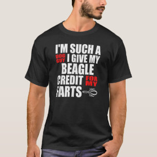 ドッグガイBeagle Fart Joke男性へ Boy Beagle Tシャツ