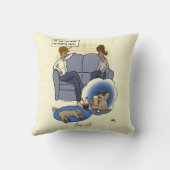 ドッグキャスティングドリーム装飾用クッション クッション (裏面)