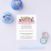 ドッグキャットバードホテルソファペットシッティングサービス チラシ (シングル)