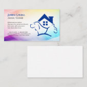 ドッグキャットホーム |動物グルーミングサービス 名刺 (正面/裏面)