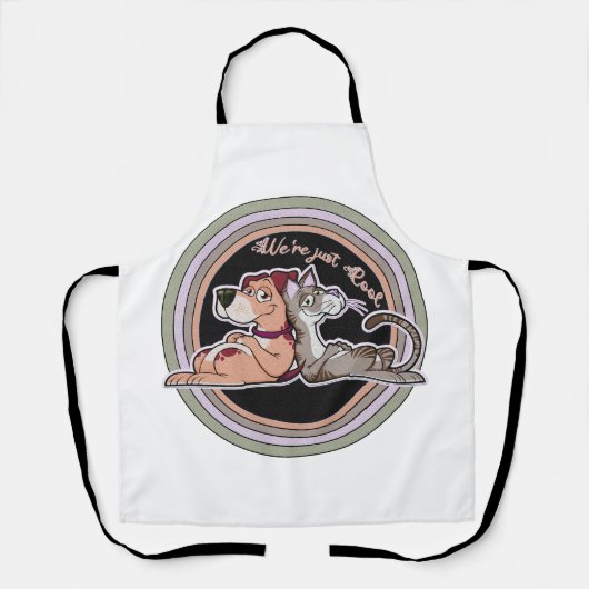 ドッグキャット人間関係 エプロン (正面)