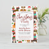 ドッグクリスマスポーティホリデーパーティー 招待状 (スタンド正面)