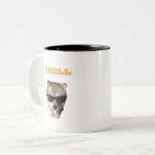 ドッグクールコーヒーマグ ツートーンマグカップ (正面左)