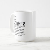 ドッググルーマー コーヒーマグカップ (正面左)