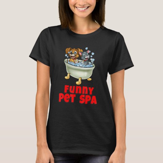 ドッググルーマー ペットスパ Tシャツ (正面)