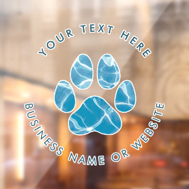 ドッググルーマー 洗水 爪跡 プリント プロモーション ウィンドウサイン