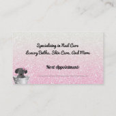 ドッググルーミングドッグスパアポイントメントカード 予約カード (裏面)