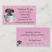 ドッググルーミングドッグスパ 予約カード (正面/裏面)