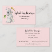 ドッググルーミングブティックピンク 名刺 (正面/裏面)
