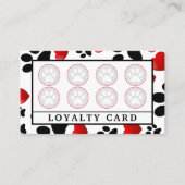 ドッググルーミングブティックポープリントロイヤリティカード ロイヤリティカード (正面)