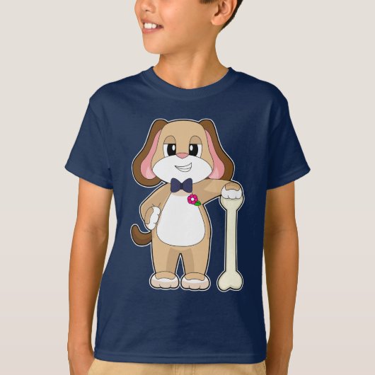 ドッググルーミング ボウタイ ウェディング Tシャツ (正面)