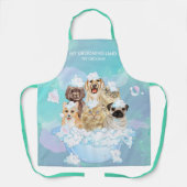 ドッググルーミング 猫スパ グリーンペットサロン エプロン (正面)