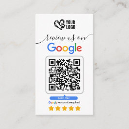 ドッググルーミングGoogleレビュー依頼カードQRコード 名刺