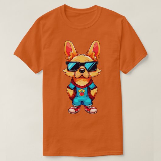 ドッグゲーマー Tシャツ (デザイン正面)