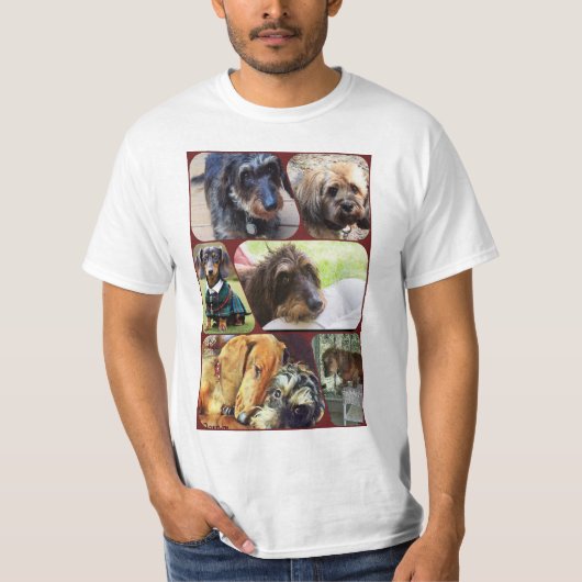 ドッグコラージュ Tシャツ (正面)