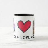 ドッグコリー縁どズマグ マグカップ (中央)