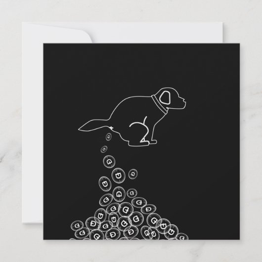 ドッグコーチマグネットを作る犬 (正面)