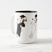 ドッグコーヒーマグ ツートーンマグカップ (正面左)