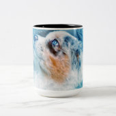 ドッグコーヒーマグ ツートーンマグカップ (中央)