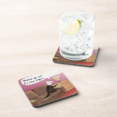 ドッグコーンデートすることおもしろい漫画 コースター (右側)