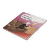 ドッグコーンデートすることおもしろい漫画 タイル (側面)