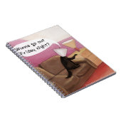 ドッグコーンデートすることおもしろい漫画 ノートブック (右側)