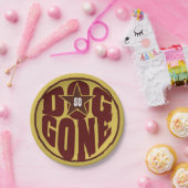 ドッグゴングオールドプレート ペーパープレート (パーティー)