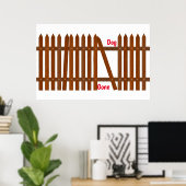 ドッグゴーポスター ポスター (ホームオフィス)