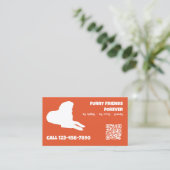 ドッグサービカスタムスQR 名刺 (スタンド正面)