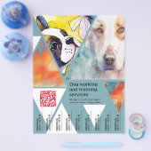 ドッグサービスフライヤー チラシ (シングル)