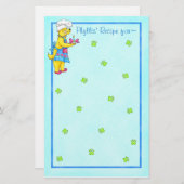 ドッグシェフレシピ文房具 便箋 (正面/裏面)