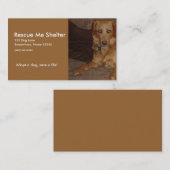 ドッグシェルター名刺 名刺 (正面/裏面)