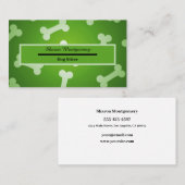 ドッグシッターの名刺 名刺 (正面/裏面)