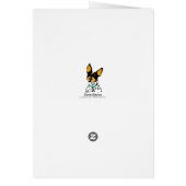 ドッグシッターサンキューカード (裏面)