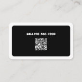 ドッグシッタードッグウォーカーネオンQR 名刺 (裏面)