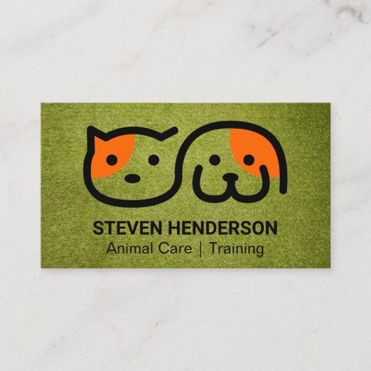 ドッグシッター | 動物気に | アストロターフ 名刺 (正面)