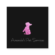 ドッグシッターPETサービスグルーミングブラックピンク