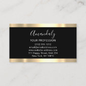 ドッグシッターPETファッションブティックバスセットシルバーグレイ 名刺 (裏面)