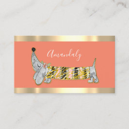 ドッグシッターPETファッションブ気にティックバスセットコーラル 名刺