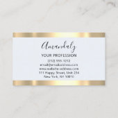 ドッグシッターPETファッションブ気にティックバセットグレー 名刺 (裏面)