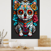 ドッグシュガースカルハロウィーン、ディアデロスミュートス ポスター (キッチン)