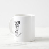 ドッグシュナウザー コーヒーマグカップ (正面左)