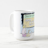 ドッグショーの登録簿-マグ コーヒーマグカップ (正面左)