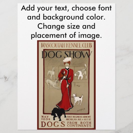 ドッグショー チラシ (正面)