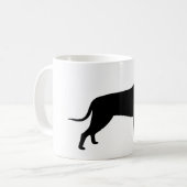 ドッグシルエット コーヒーマグカップ (正面左)