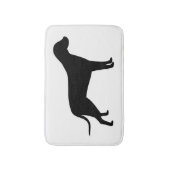 ドッグシルエット バスマット (正面縦)
