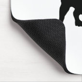 ドッグシルエット マウスパッド (コーナー)