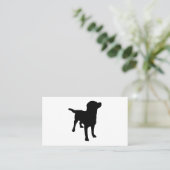 ドッグシルエット 名刺 (スタンド正面)